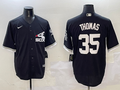 Men's Chicago White Sox Frank Thomas Black Limited Player Jersey