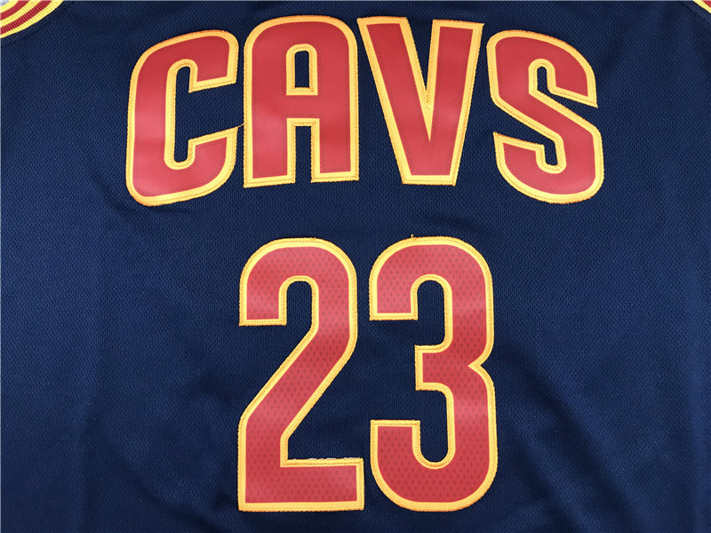 Men's Cleveland Cavaliers LeBron James Navy Swingman Fashion Jersey