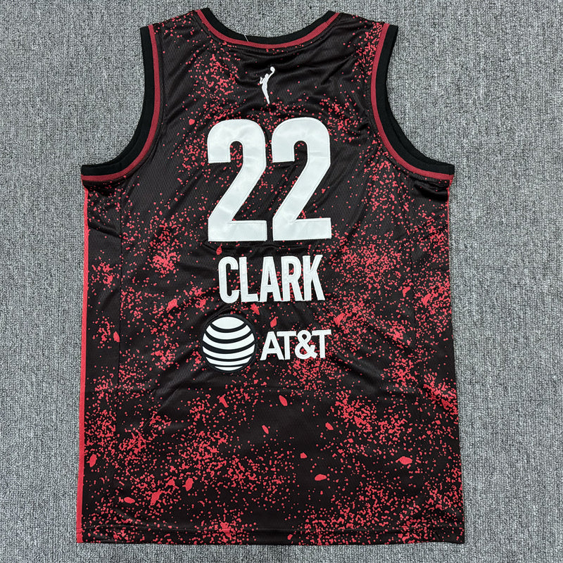 Men's Indiana Fever Caitlin Clark Red/Black Basketball Jersey