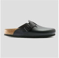 Birkenstock Boston Natural Leather 0060193 Black Sandals