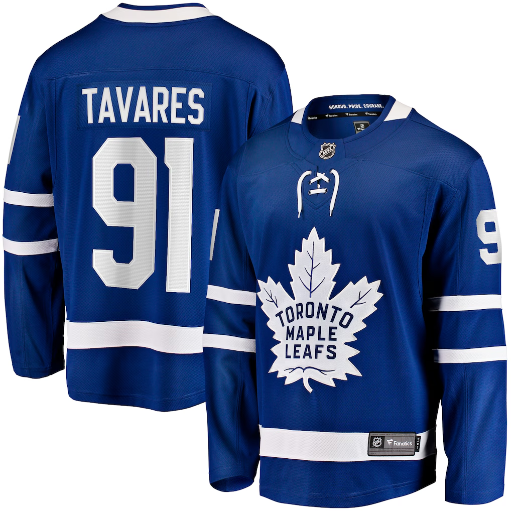 Men's Toronto Maple Leafs John Tavares Fanatics Blue Home Breakaway Player Jersey