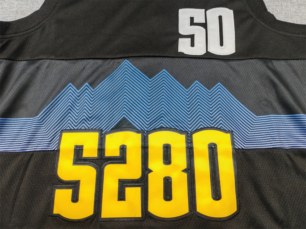 Men's Denver Nuggets Aaron Gordon Black 2023/24 Swingman Jersey - City Edition