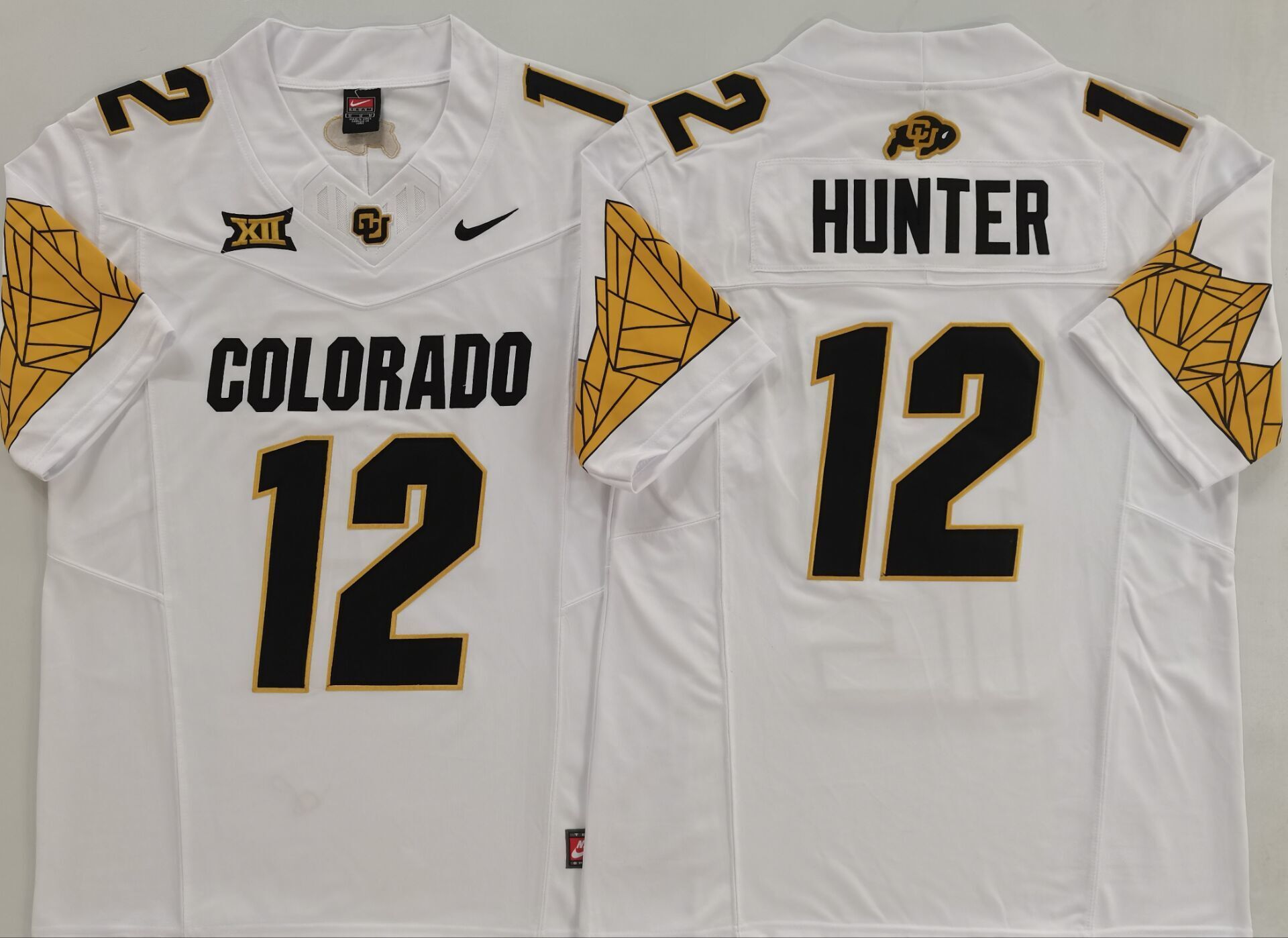 Men's Colorado Buffaloes Travis Hunter White Game Jersey