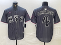 Men's New York Mets Francisco Alvarez Graphite 2024 City Connect Limited Player Jersey