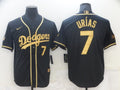 Men's Los Angeles Dodgers Julio Urias Black Game Player Jersey