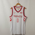 Men's Houston Rockets Russell Westbrook NBA White Classics Swingman Player Jersey