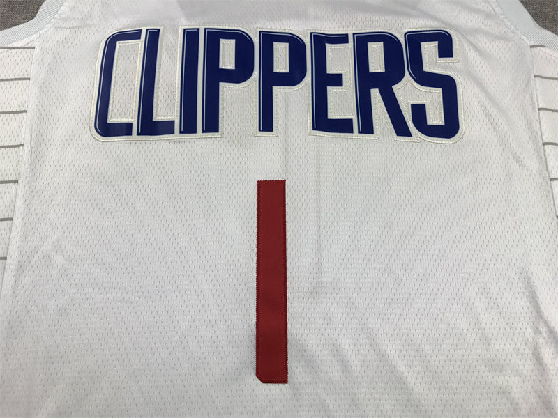 Men's LA Clippers James Harden White Swingman Jersey - Association Edition