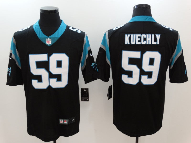 Men's Carolina Panthers Luke Kuechly Black Game Jersey