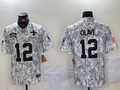 Men's New Orleans Saints Chris Olave Arctic Camo 2024 Salute to Service Limited Jersey
