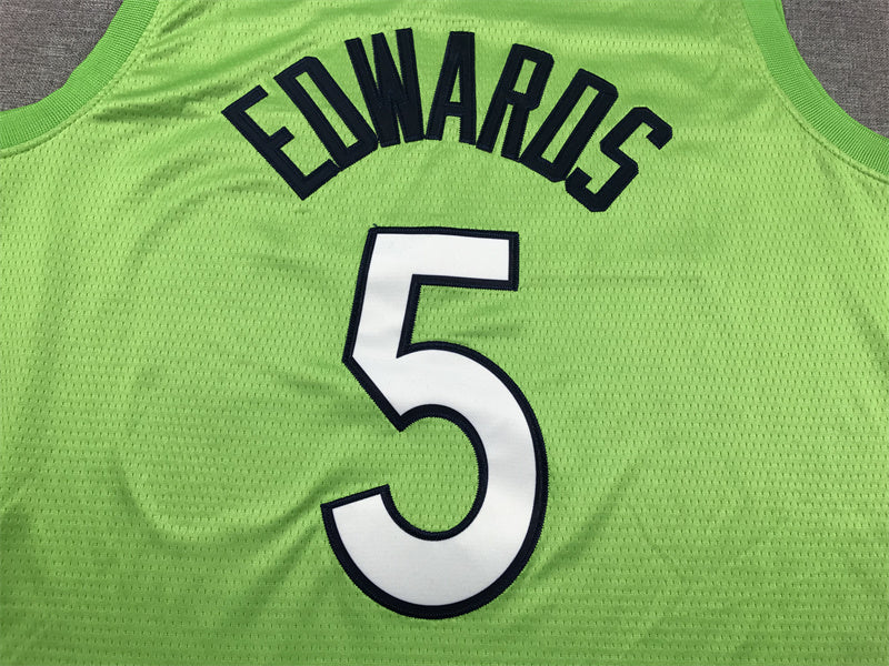 Men's Minnesota Timberwolves Anthony Edwards Green Swingman Jersey