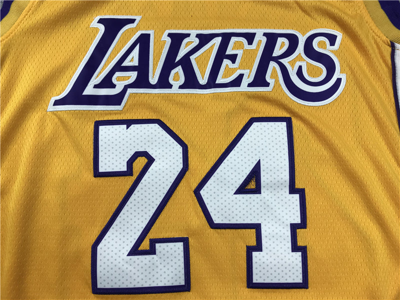 Men's Los Angeles Lakers Kobe Bryant NBA Yellow Jersey - Retired Edition