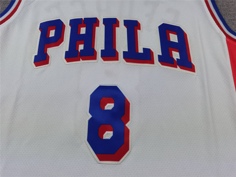 Men's Philadelphia 76ers Paul George White Swingman Jersey - Association Edition
