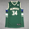 Men's Milwaukee Bucks Giannis Antetokounmpo Green Player Jersey