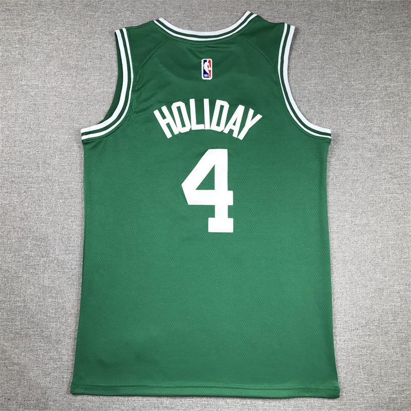 Men's Boston Celtics Jrue Holiday Kelly Green Swingman Jersey - Icon Edition