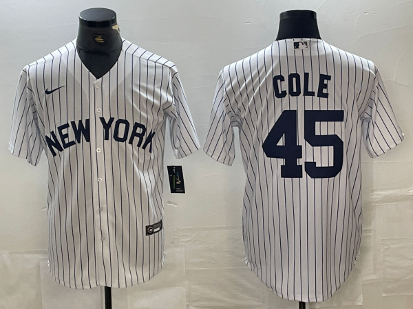 Men's New York Yankees Gerrit Cole White Limited Jersey