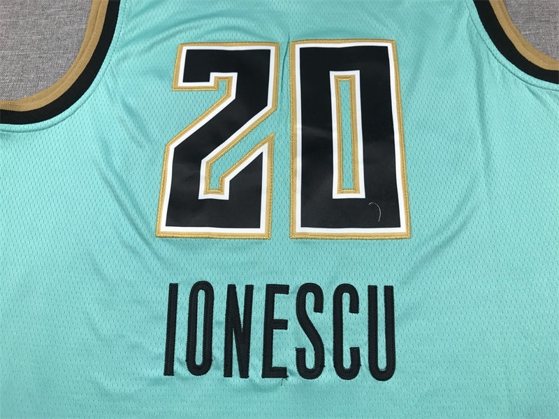 Men's New York Liberty Sabrina Ionescu Teal Replica Player Jersey
