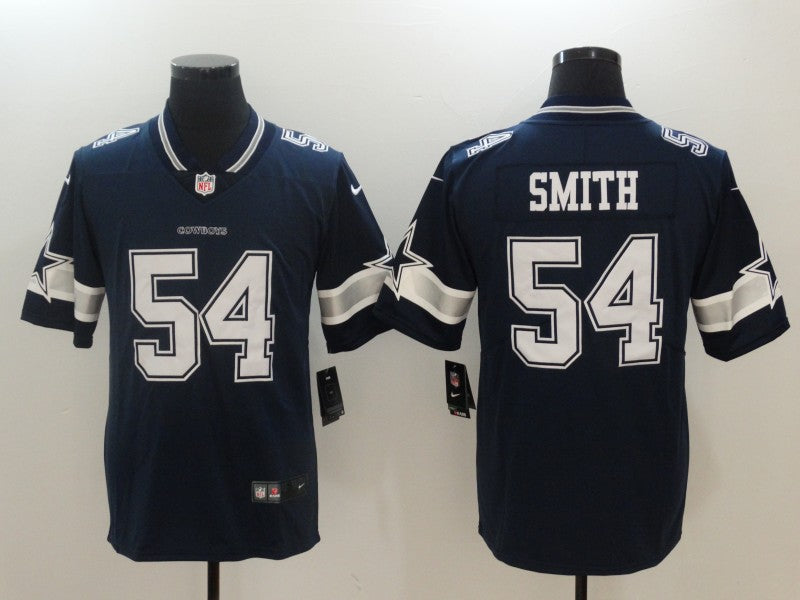 Men's Dallas Cowboys Jaylon Smith Navy Game Player Jersey