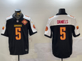 Men's Washington Commanders Jayden Daniels Black Alternate Vapor Limited Jersey