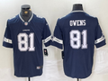 Men's Dallas Cowboys Terrell Owens Navy Game Jersey