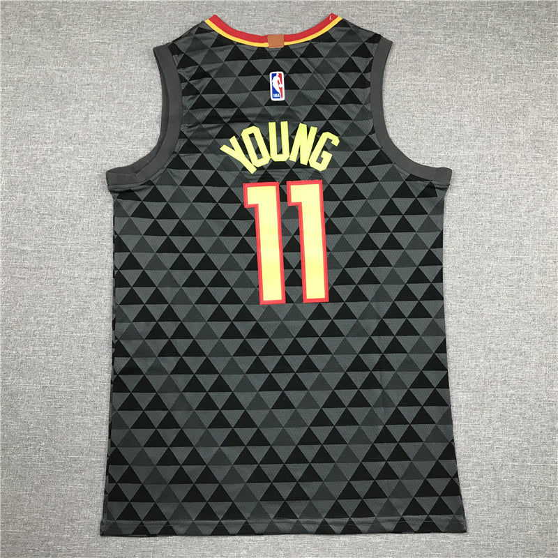 Men's Atlanta Hawks Trae Young Black Swingman Jersey