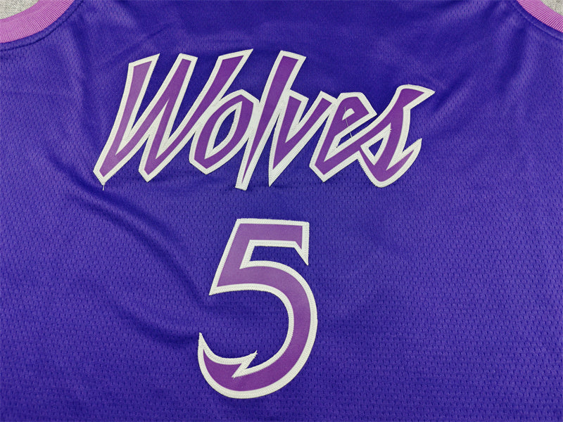 Men's Minnesota Timberwolves Anthony Edwards Purple 2025/26 Swingman Jersey - City Edition