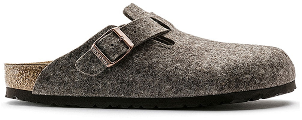 Birkenstock Boston Wool Felt 0160583 Cacao Sandals