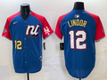 Men's National League Francisco Lindor Blue 2025 All-Star Edition Replica Player Jersey