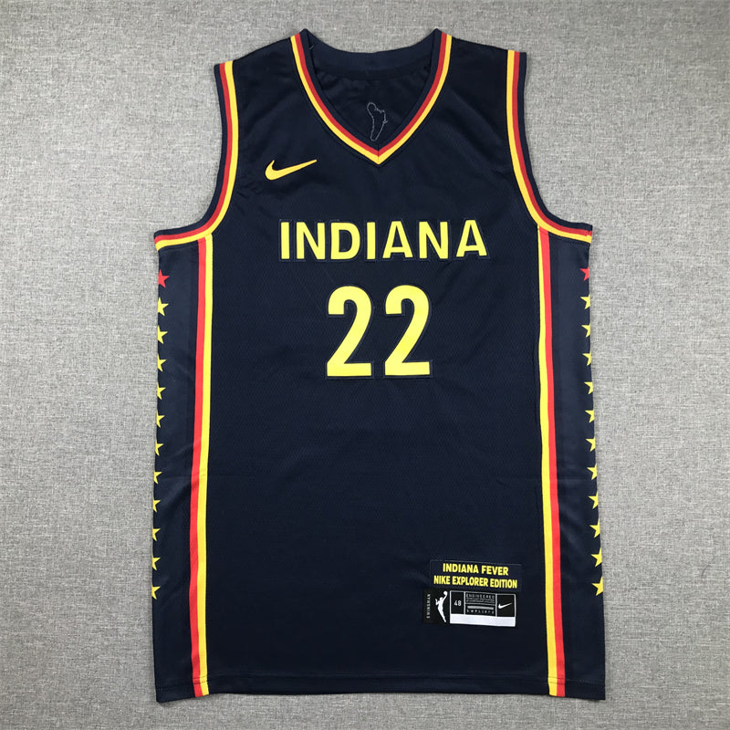Men's Indiana Fever Caitlin Clark Navy Replica Player Jersey