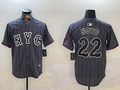 Men's New York Mets Juan Soto Graphite 2024 City Connect Limited Player Jersey