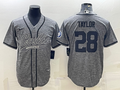 Men's Indianapolis Colts Jonathan Taylor Gray Player Jersey Joint Edition