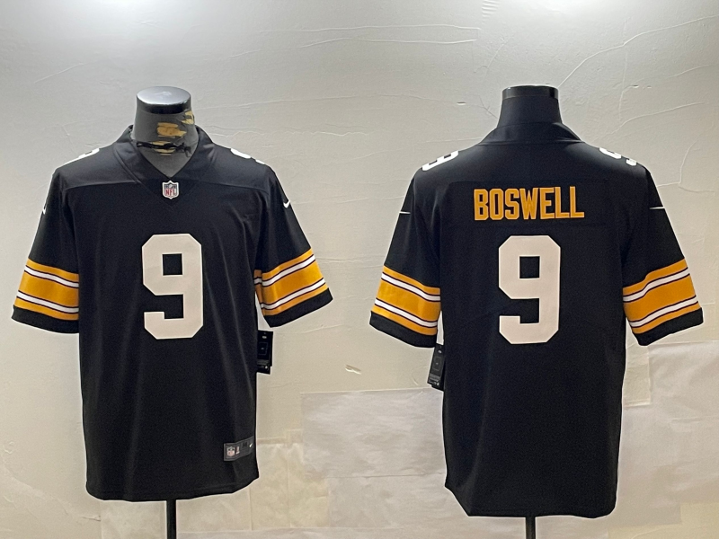 Men's Pittsburgh Steelers Chris Boswell Black Alternate Game Jersey