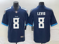 Men's Tennessee Titans Will Levis Navy Game Jersey