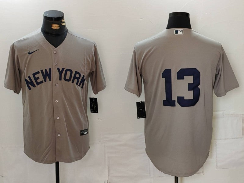Men's New York Yankees Jazz Chisholm Jr. Gray Limited Player Jersey