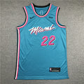 Men's Miami Heat Jimmy Butler NBA Blue Swingman Jersey