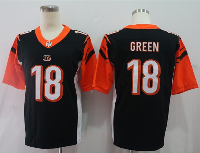 Men's Cincinnati Bengals A.J. Green Black Game Jersey