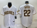 Men's San Diego Padres Juan Soto White Home Replica Player Jersey