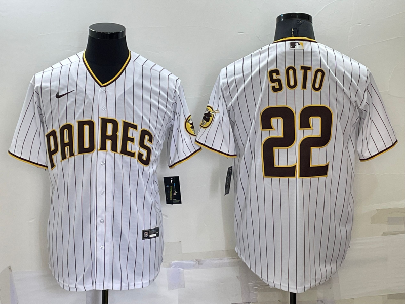 Men's San Diego Padres Juan Soto White Home Replica Player Jersey