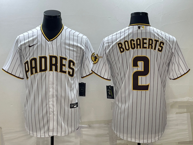 Men's San Diego Padres Xander Bogaerts White Home Replica Player Jersey