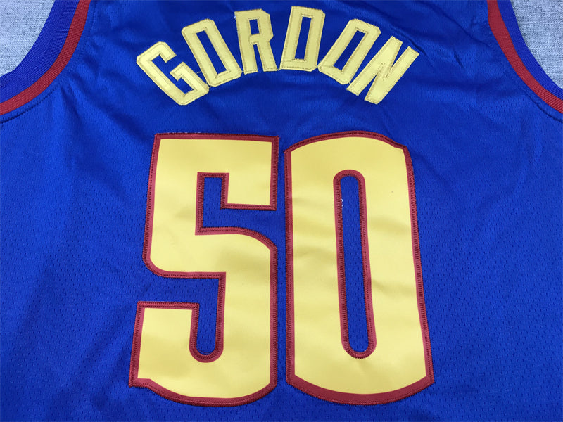 Men's Denver Nuggets Aaron Gordon Blue 2022/23 Swingman Jersey - Statement Edition