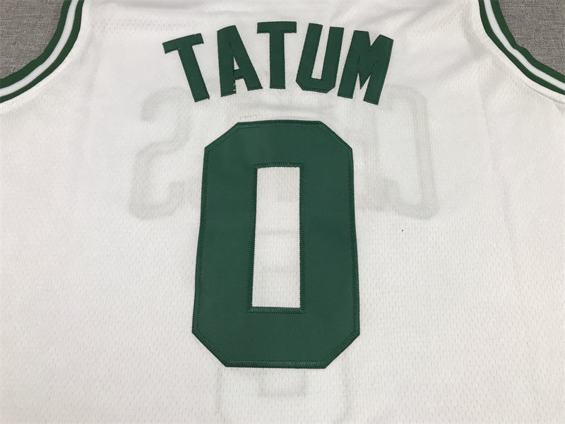Men's Boston Celtics Jayson Tatum NBA White Swingman Jersey