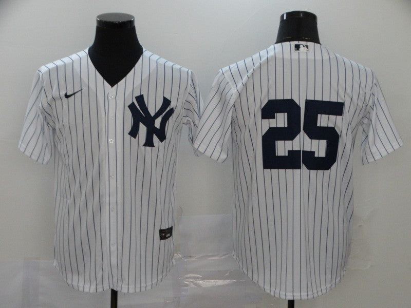 Men's New York Yankees Jason Giambi White Replica Player Name Jersey