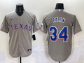 Men's Texas Rangers Nolan Ryan Gray Replica Player Jersey