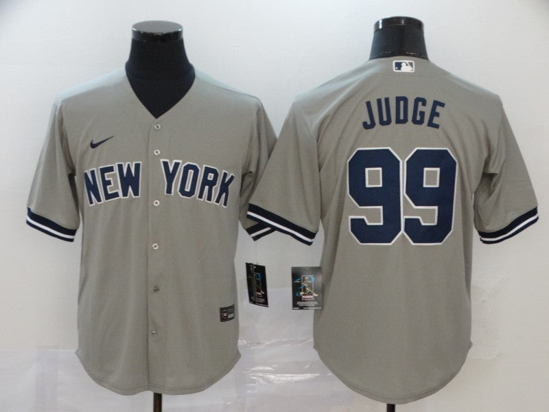 Men's New York Yankees Aaron Judge Gray Replica Baseball Jersey