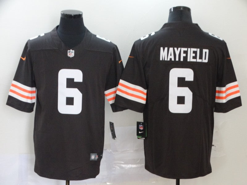 Men's Cleveland Browns Baker Mayfield Brown Game Player Jersey
