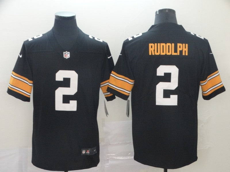 Men's Pittsburgh Steelers Mason Rudolph Black Player Game Jersey
