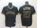 Men's Houston Astros Jose Altuve Black Replica Player Jersey