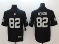 Men's Las Vegas Raiders Jordy Nelson Black Game Player Jersey
