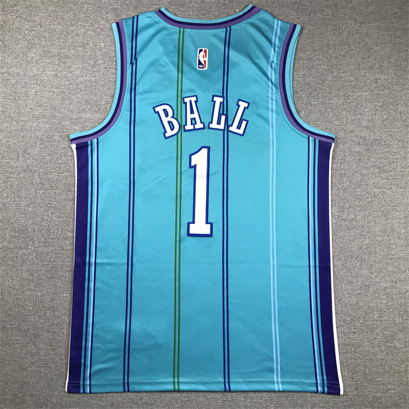 Men's Charlotte Hornets LaMelo Ball Teal 2023/24 Swingman Replica Jersey - Classic Edition