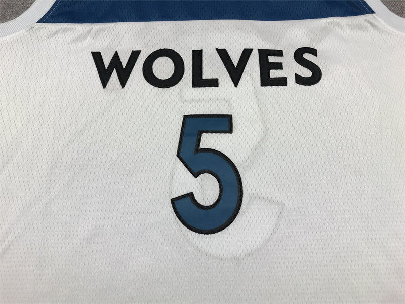 Men's Minnesota Timberwolves Anthony Edwards White Swingman Jersey - Association Edition