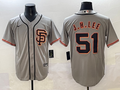 Men's San Francisco Giants Jung Hoo Lee Gray Limited Player Jersey